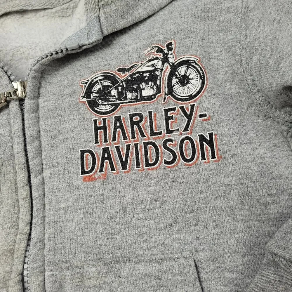 Harley Davidson Kid's Gray Hoodie size XS
